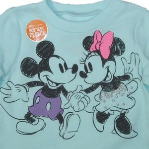 Mickey Minnie Disney Pullover Sweatshirt Girls